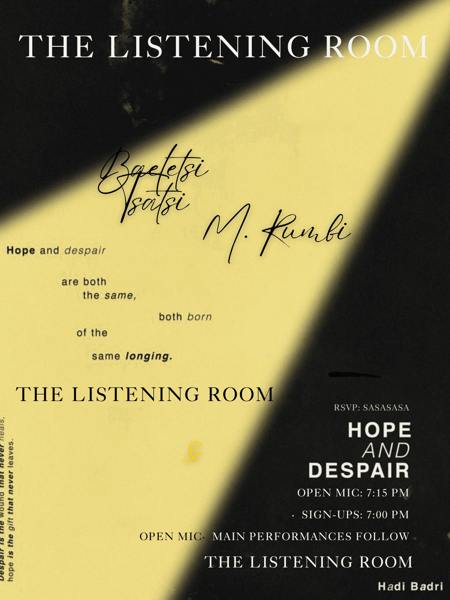 The Listening Room - Cover Image