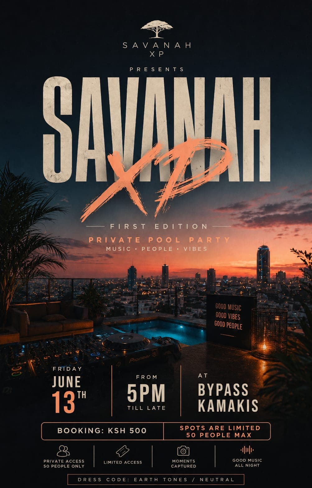 Savannah XP event poster