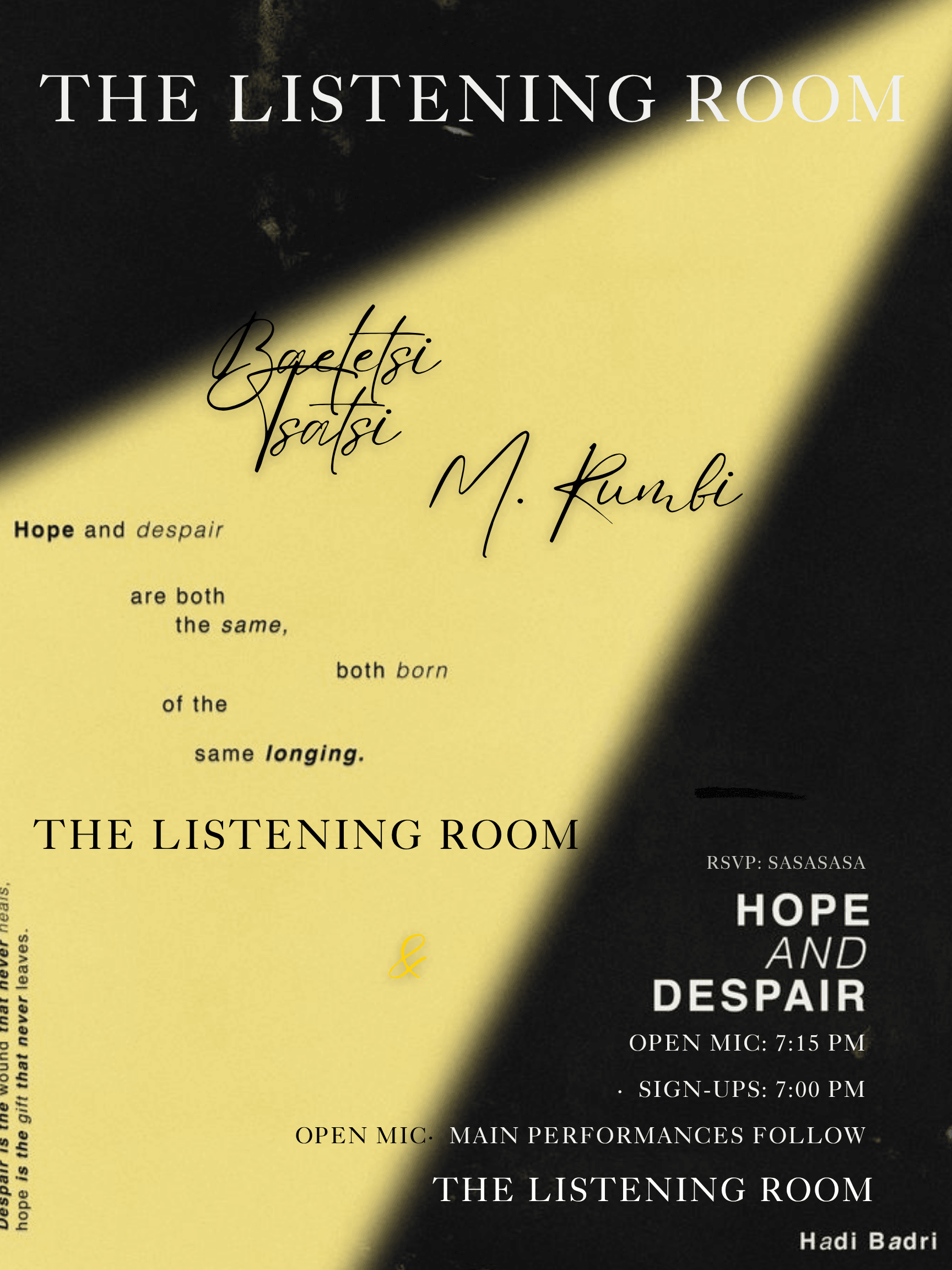 The Listening Room - Cover Image