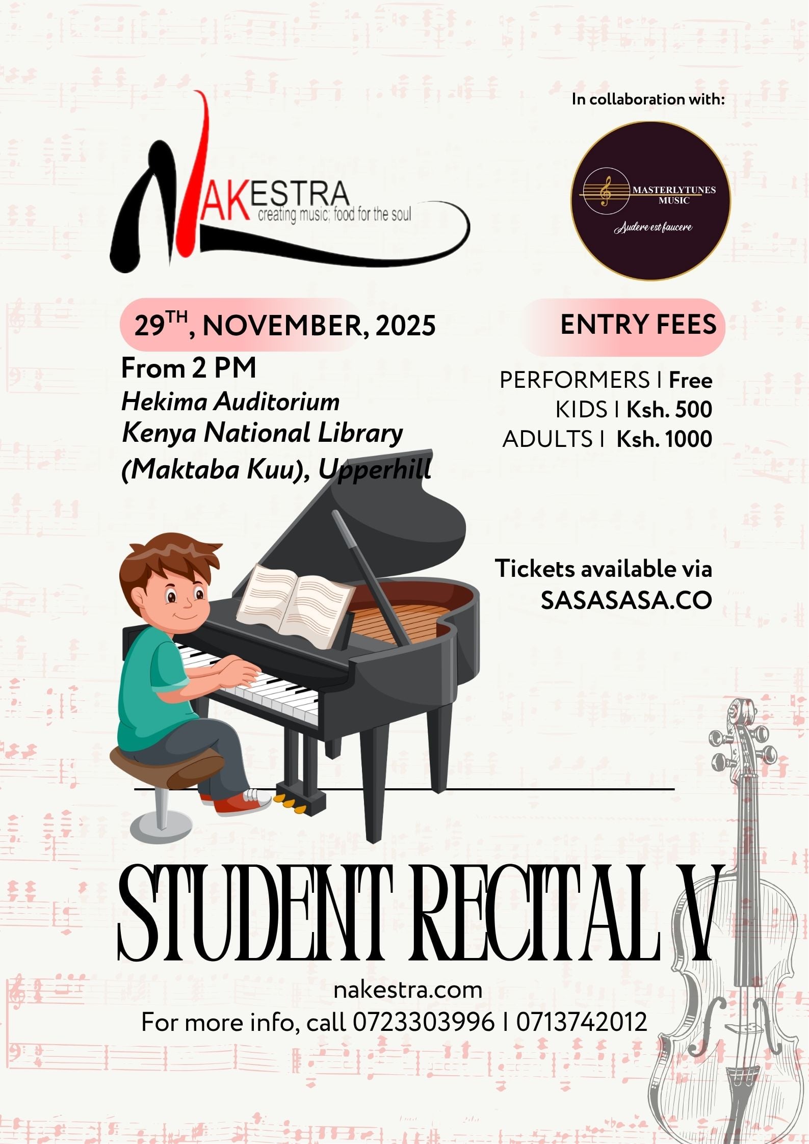 Nakestra Student Recital: 5th Edition - Cover Image